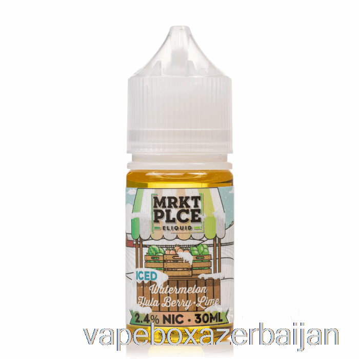 E-Juice Vape Ice Watermelon Hulaberry Lime - MRKT Salts - 30mL 48mg